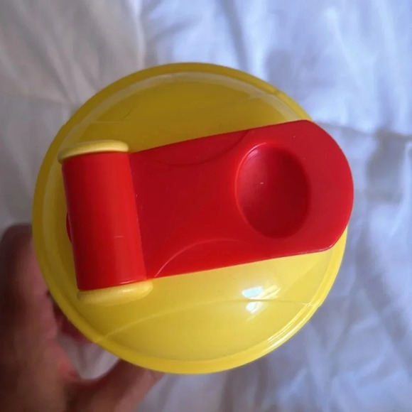 GFUEL energy formula plastic protein shaker sports bottle yellow and red - Picture 3 of 5